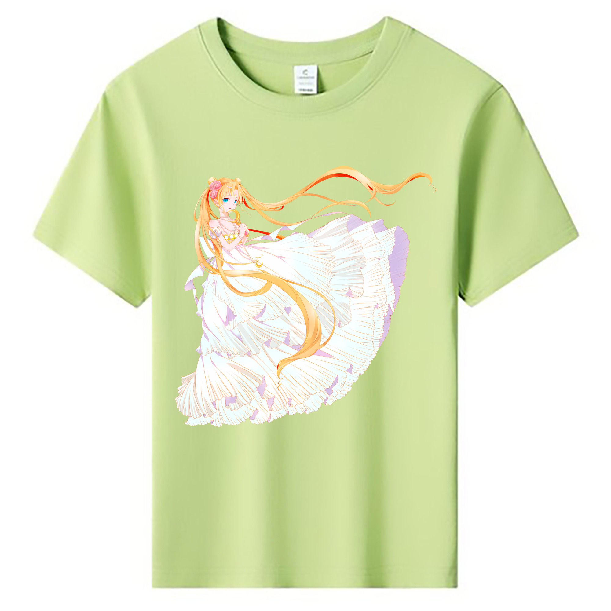 （画像用） 美少女戦士セーラームーン 愛野 美奈子 あいの みなこ Sailor Moon Aino Minako 綿100％キッズTシャツ（フロントプリント）